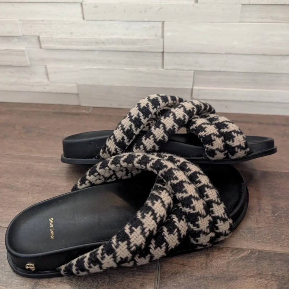 Anine Bing Lizzie Slides - Picture 2 of 4